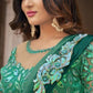 Classic Fancy Fabric Green Fancy Work Saree