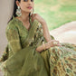 Casual Linen Green Digital Print Saree