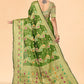 Designer Organza Green Weaving Saree