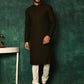 Kurta Pyjama Cotton Green Chikankari Work Mens