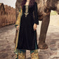 Pakistani Salwar Suit Velvet Green Embroidered Salwar Kameez