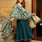 Pant Style Suit Rayon Green Lace Salwar Kameez