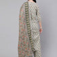 Salwar Suit Cotton Green Print Salwar Kameez
