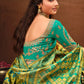 Classic Silk Green Weaving Saree