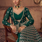 Salwar Suit Georgette Green Embroidered Salwar Kameez