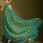 Contemporary Linen Green Print Saree