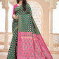 Contemporary Silk Green Woven Saree
