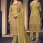 Salwar Suit Cotton Green Digital Print Salwar Kameez