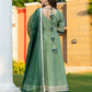 Pant Style Suit Cotton Green Lace Salwar Kameez