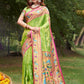 Traditional Saree Silk Green Weaving Saree