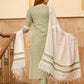 Pant Style Suit Cotton Green Digital Print Salwar Kameez