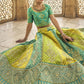 Lehenga Choli Banarasi Silk Green Embroidered Lehenga Choli