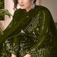 Salwar Suit Georgette Green Embroidered Salwar Kameez