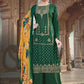 Trendy Suit Silk Viscose Green Digital Print Salwar Kameez