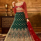 Trendy Suit Pure Georgette Green Embroidered Salwar Kameez