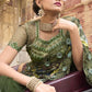 Trendy Saree Imported Net Green Embroidered Saree