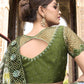 Trendy Saree Imported Net Green Embroidered Saree
