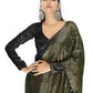 Trendy Saree Georgette Green Sequins Saree