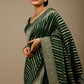 Trendy Saree Art Banarasi Silk Green Woven Saree