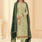 Salwar Suit Georgette Green Embroidered Salwar Kameez