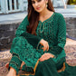 Salwar Suit Faux Georgette Green Embroidered Salwar Kameez