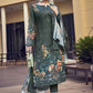 Pant Style Suit Muslin Green Digital Print Salwar Kameez