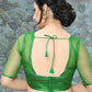 Blouse Georgette Green Sequins Blouse