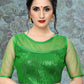 Blouse Georgette Green Sequins Blouse