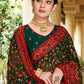 Contemporary Georgette Green Embroidered Saree