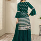 Lehenga Choli Georgette Green Embroidered Lehenga Choli