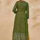 Salwar Suit Georgette Green Sequins Salwar Kameez