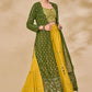 Salwar Suit Georgette Green Sequins Salwar Kameez