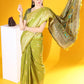Contemporary Handloom Silk Green Woven Saree