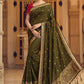Classic Art Silk Green Embroidered Saree