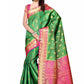 Classic Kanjivaram Silk Green Zari Saree