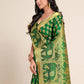 Traditional Saree Kanjivaram Silk Green Zari Saree