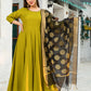 Palazzo Salwar Suit Rayon Green Lace Salwar Kameez