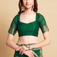 Classic Linen Green Jacquard Work Saree