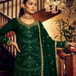 Lehenga Choli Georgette Green Embroidered Lehenga Choli