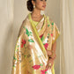 Contemporary Silk Green Meenakari Saree