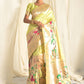 Contemporary Silk Green Meenakari Saree