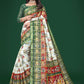 Classic Cotton Green Patola Print Saree