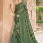 Classic Silk Green Print Saree