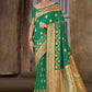 Trendy Saree Silk Green Weaving Saree