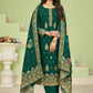 Salwar Suit Jacquard Pure Dola Viscose Green Diamond Salwar Kameez