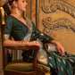 Classic Handloom Silk Satin Green Weaving Saree