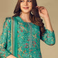 Trendy Suit Muslin Green Embroidered Salwar Kameez