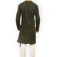 Indo Western Blended Cotton Green Plain Mens