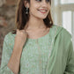 Trendy Suit Cotton Green Print Salwar Kameez