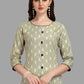 Casual Kurti Rayon Green Print Kurtis